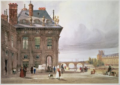 The Pont Royal and the Tuileries seen from the Institut, Paris by Thomas Shotter Boys